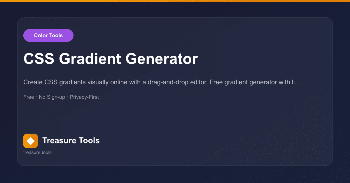 Gradient Generator | Treasure Tools