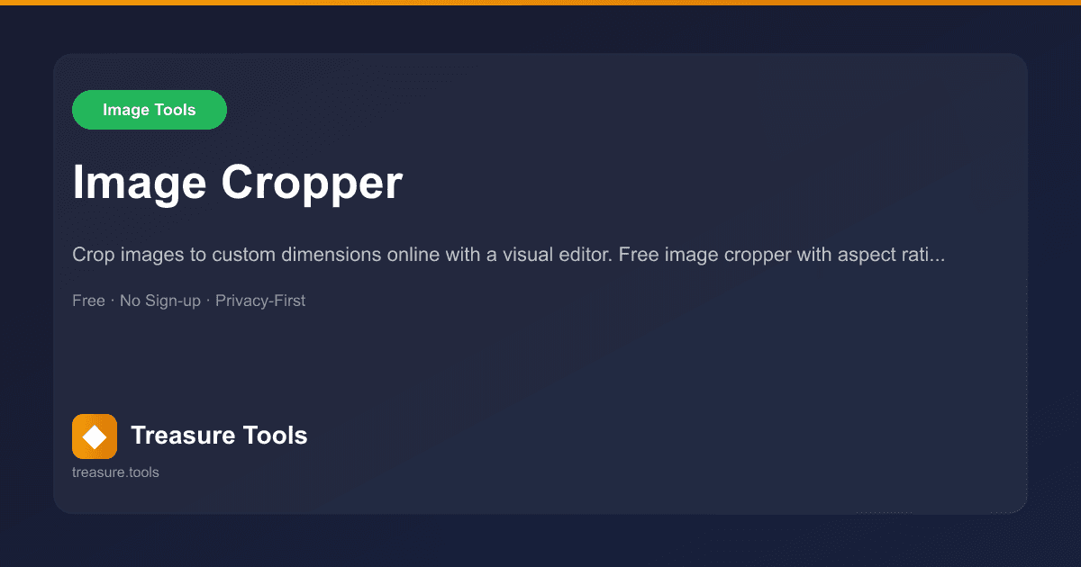 Image Cropper | Treasure Tools